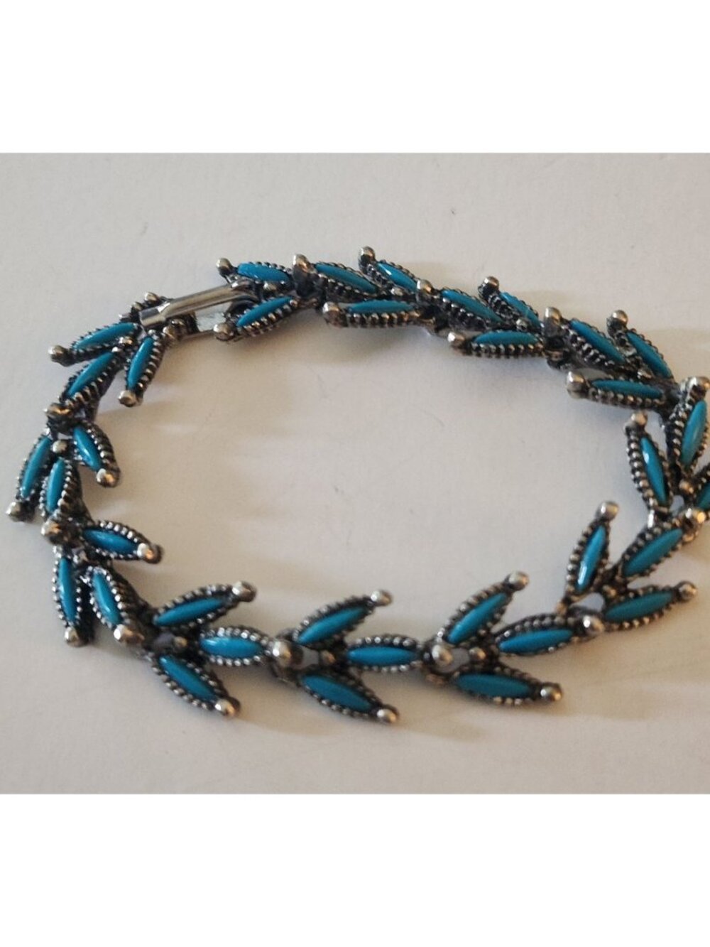 Zuni-Like Link Bracelet